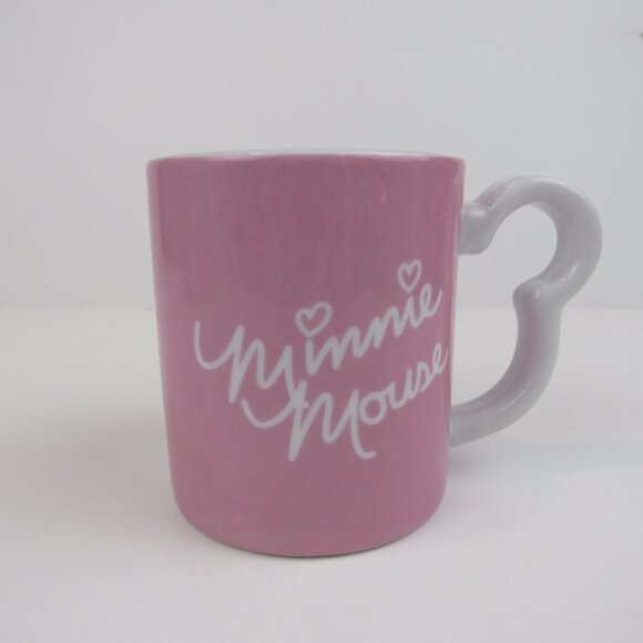 Disney Minnie Mouse Mug 3D Pink Monogram International 11 oz - Picture 3 of 11